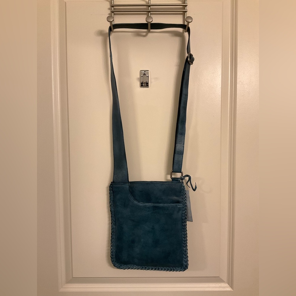 Latico Brynn Leather Crossbody Bag - Color Denim (blue) - NWOT - Picture 2 of 5